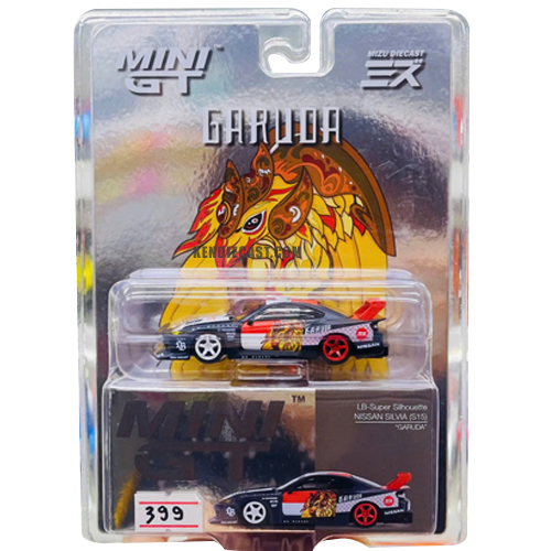 MINI GT X MIZU DIECAST 1/64 LB-SUPER SILHOUETTE NISSAN SILVIA (S15) "GARUDA" 👉UNBOXING VIDEO LINK IN MY PROFILE👈 . . . . . #minigt #minigt64 #lbwk #libertywalk #lbworks #lbperformance #lbsilhouetteworks #nissangtr #gtr - Foto 8