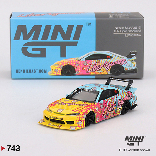Mini GT Nissan LB-Super Silhouette S15 Silvia LBWK KUMA MGT00743
